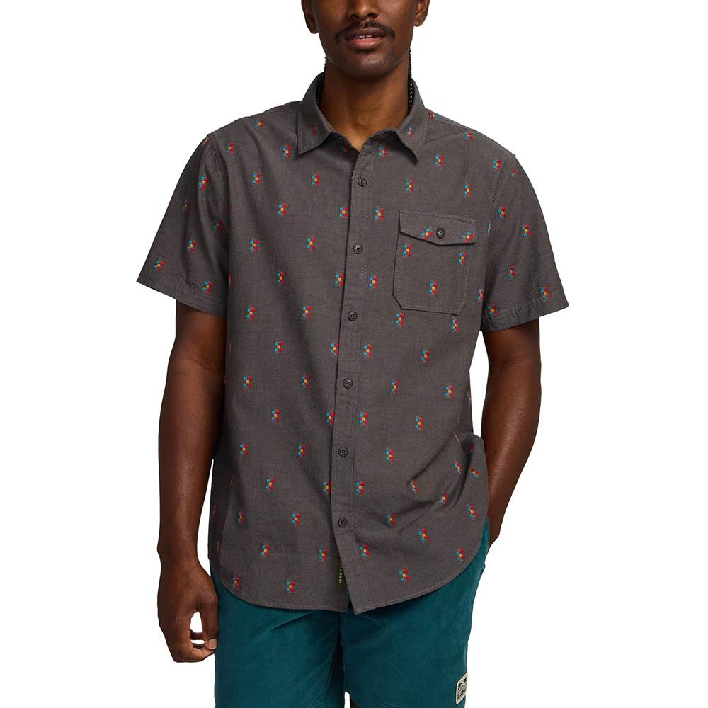 Howler Brothers San Gabriel Shirt Men's in Refractions Antique Black